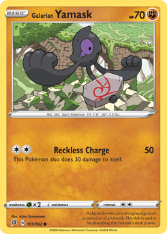 Galarian Yamask 101/192 — Rebel Clash