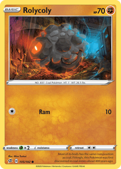 Rolycoly 105/192 — Rebel Clash