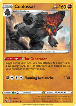Coalossal 107/192 — Rebel Clash