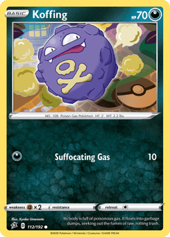 Koffing 112/192 — Rebel Clash