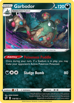Garbodor 118/192 — Rebel Clash