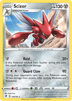 Scizor 128/192 — Rebel Clash
