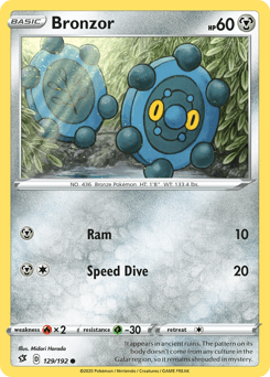 Bronzor 129/192 — Rebel Clash