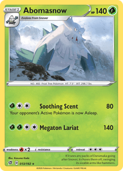 Abomasnow 13/192 — Rebel Clash