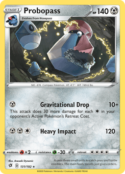 Probopass 131/192 — Rebel Clash