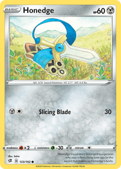 Honedge 133/192 — Rebel Clash