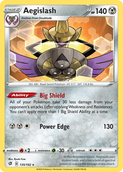 Aegislash 135/192 — Rebel Clash
