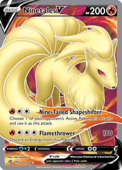 Ninetales V 177/192 — Rebel Clash