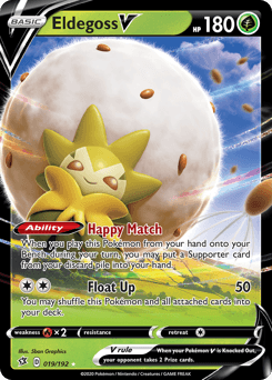 Eldegoss V 19/192 — Rebel Clash