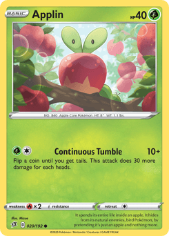 Applin 20/192 — Rebel Clash