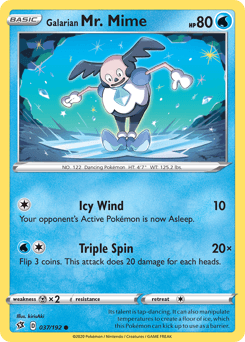 Galarian Mr. Mime 37/192 — Rebel Clash