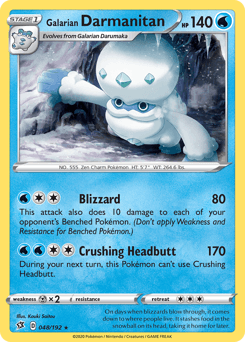 Galarian Darmanitan 48/192 — Rebel Clash