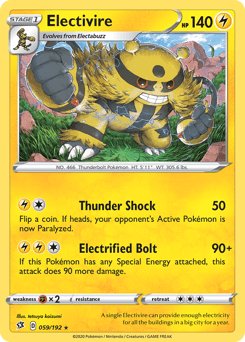 Electivire 59/192 — Rebel Clash