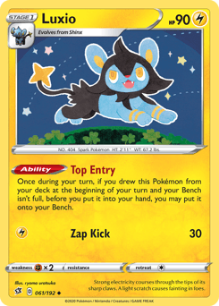 Luxio 61/192 — Rebel Clash
