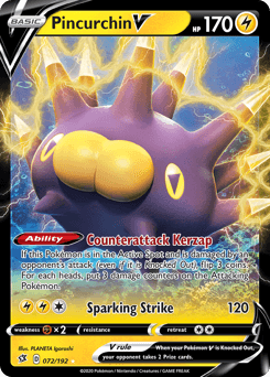 Pincurchin V 72/192 — Rebel Clash