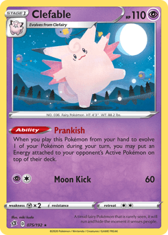 Clefable 75/192 — Rebel Clash