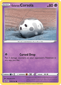 Galarian Corsola 78/192 — Rebel Clash