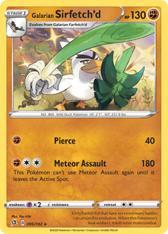 Galarian Sirfetch'd 95/192 — Rebel Clash