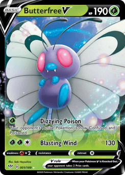 Butterfree V 1/189 — Darkness Ablaze