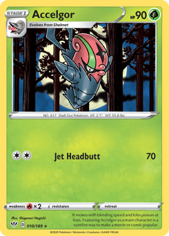 Accelgor 10/189 — Darkness Ablaze
