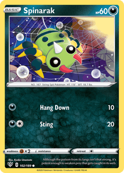 Spinarak 102/189 — Darkness Ablaze