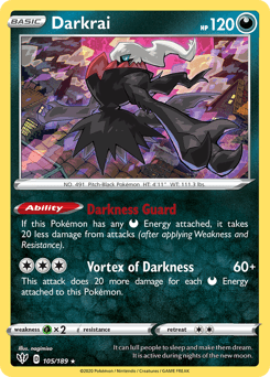 Darkrai 105/189 — Darkness Ablaze