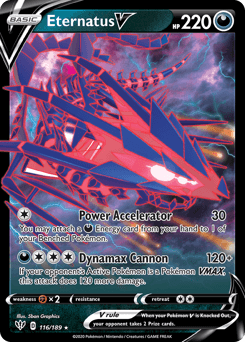 Eternatus V 116/189 — Darkness Ablaze