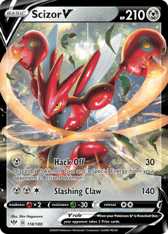Scizor V 118/189 — Darkness Ablaze