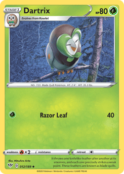 Dartrix 12/189 — Darkness Ablaze