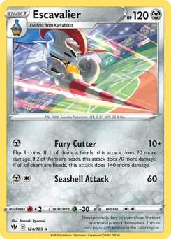 Escavalier 124/189 — Darkness Ablaze