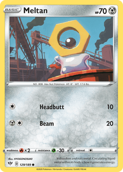 Meltan 129/189 — Darkness Ablaze