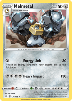 Melmetal 130/189 — Darkness Ablaze
