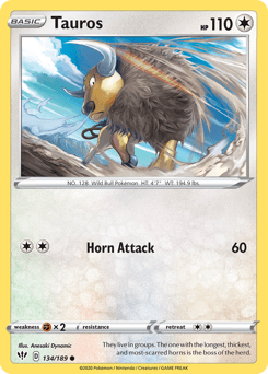 Tauros 134/189 — Darkness Ablaze