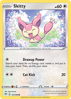Skitty 141/189 — Darkness Ablaze