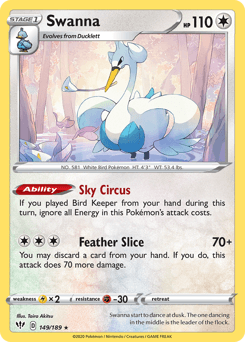 Swanna 149/189 — Darkness Ablaze