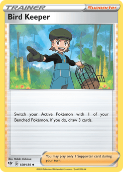Bird Keeper 159/189 — Darkness Ablaze