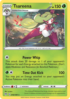 Tsareena 16/189 — Darkness Ablaze