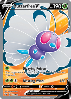 Butterfree V 177/189 — Darkness Ablaze