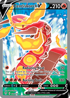 Centiskorch V 179/189 — Darkness Ablaze