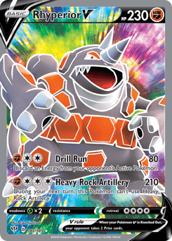 Rhyperior V 181/189 — Darkness Ablaze