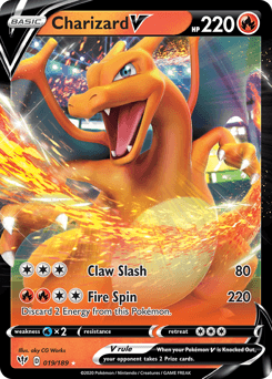 Charizard V 19/189 — Darkness Ablaze