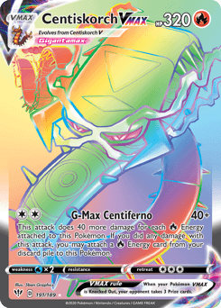 Centiskorch VMAX 191/189 — Darkness Ablaze