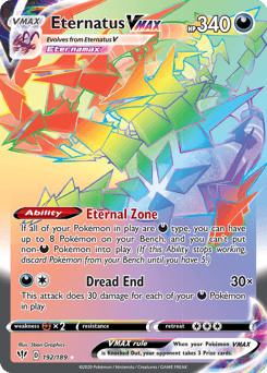 Eternatus VMAX 192/189 — Darkness Ablaze