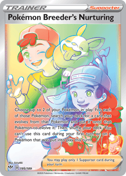 Pokémon Breeder's Nurturing 195/189 — Darkness Ablaze