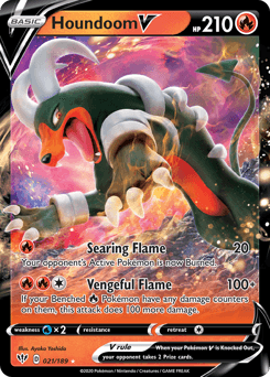 Houndoom V 21/189 — Darkness Ablaze