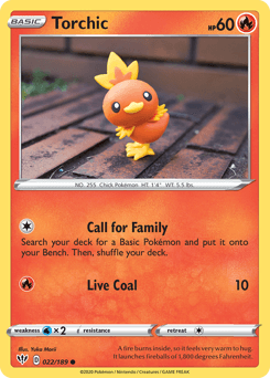 Torchic 22/189 — Darkness Ablaze