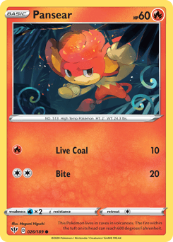 Pansear 26/189 — Darkness Ablaze