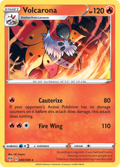 Volcarona 30/189 — Darkness Ablaze