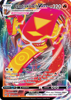 Centiskorch VMAX 34/189 — Darkness Ablaze