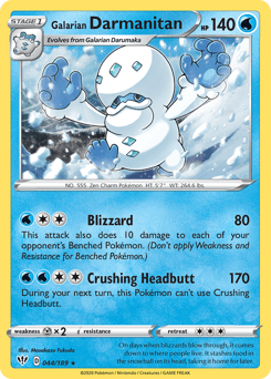 Galarian Darmanitan 44/189 — Darkness Ablaze